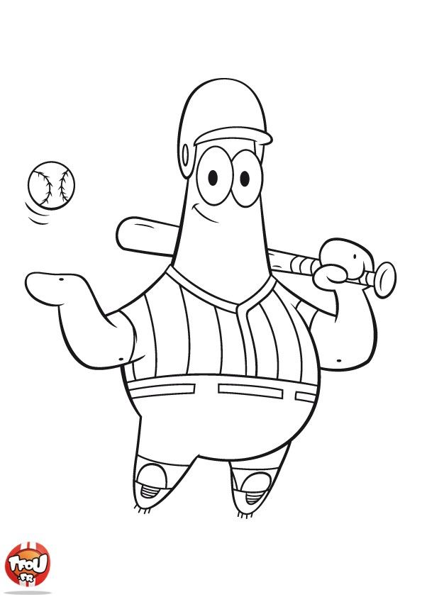 Baseball kolorowanki